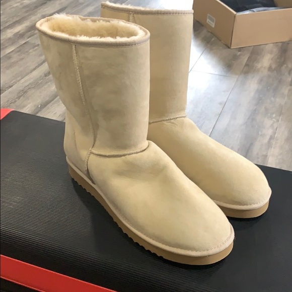 UGG Shoes Ugg Classic Boots Cream Mens Size 7 Poshmark